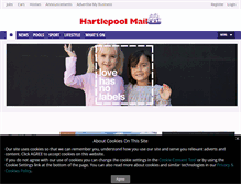 Tablet Screenshot of hartlepoolmail.co.uk